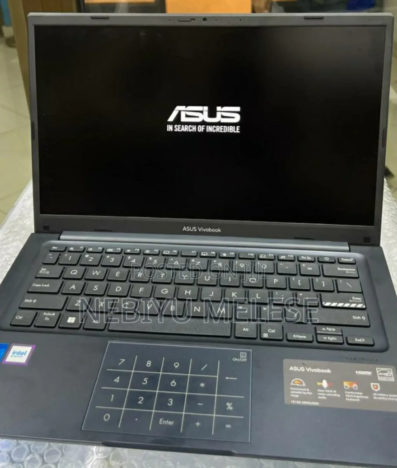 New Laptop Asus Vivobook 16 16GB Intel Core 5 SSD 512GB