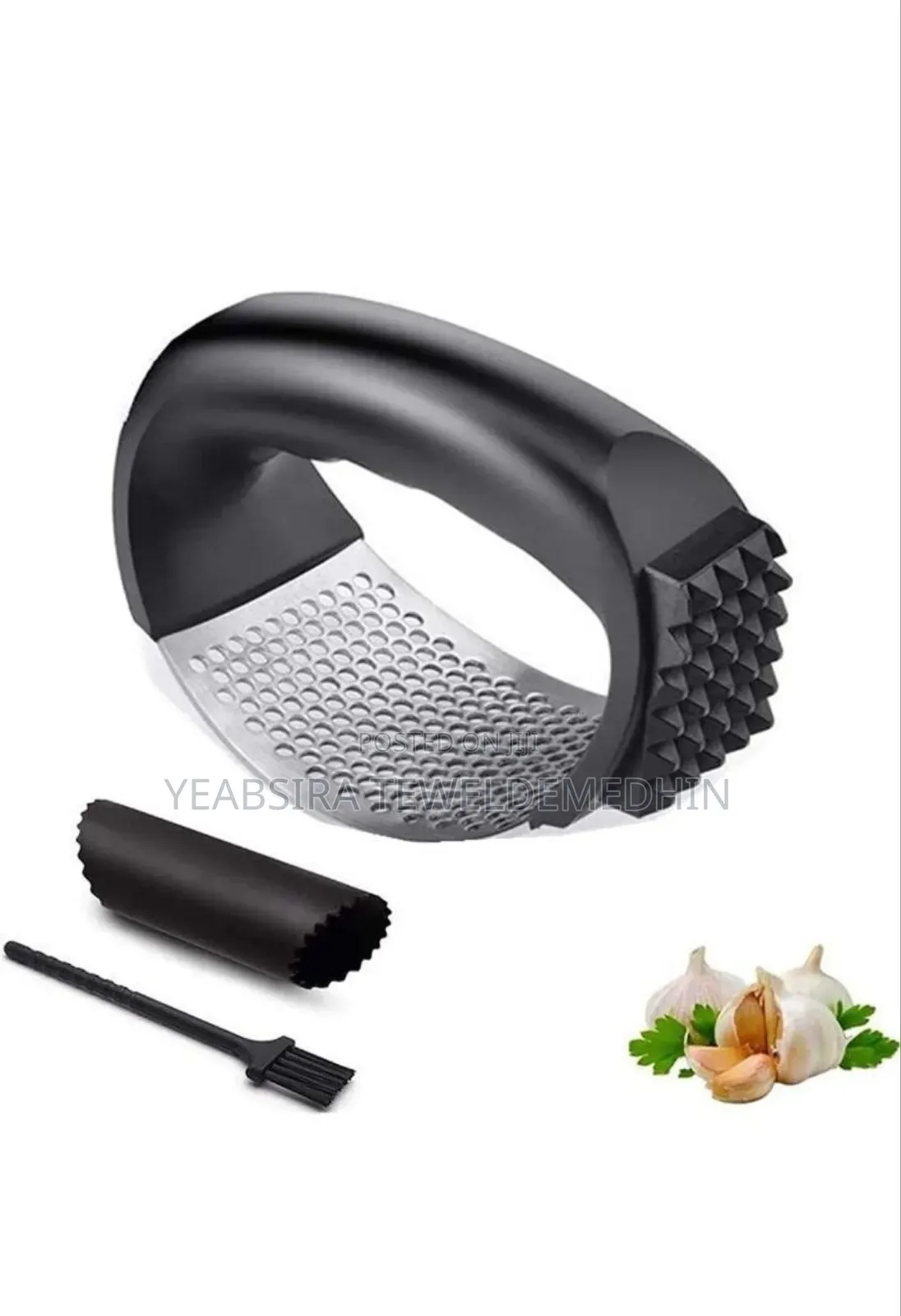 2 in 1 Garlic Press Chopper