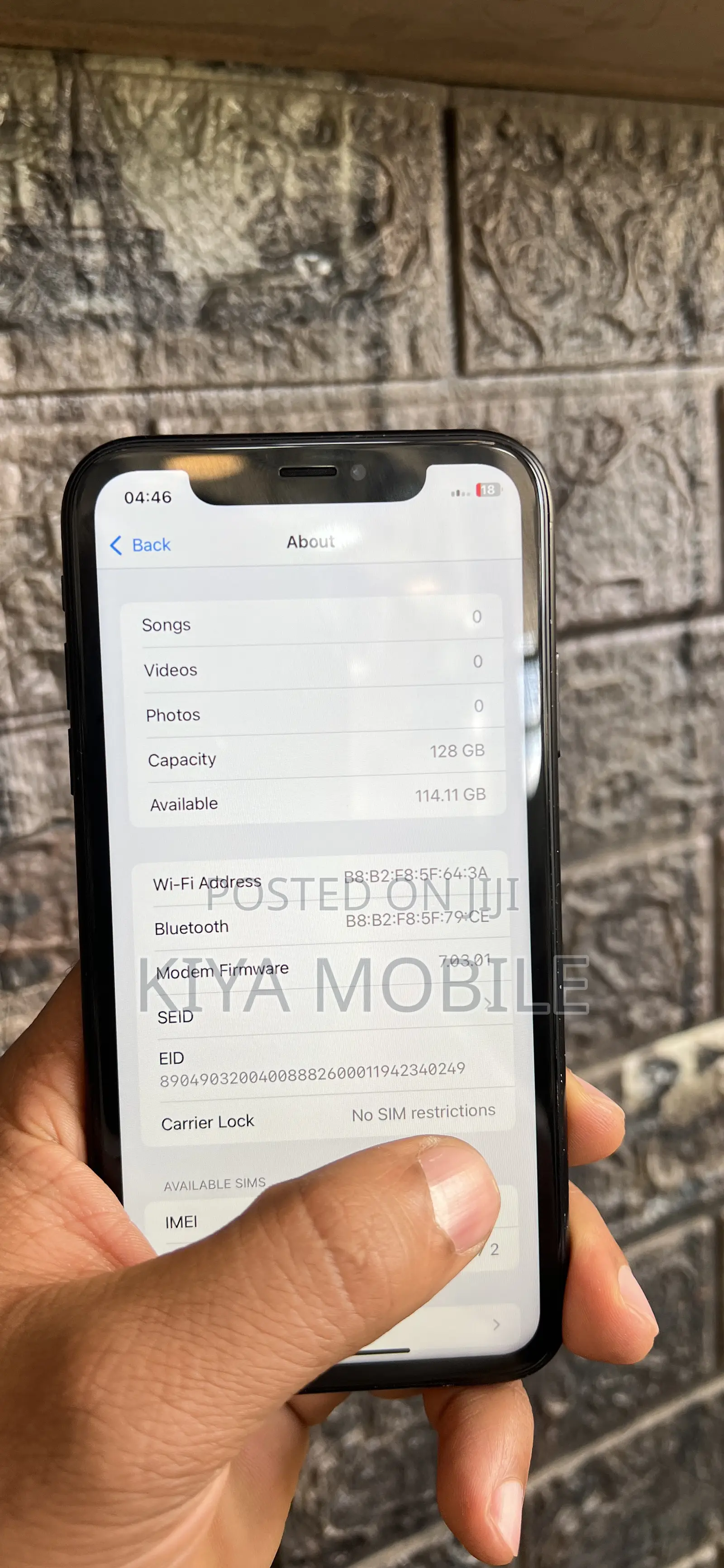 Apple XR 128 GB Black