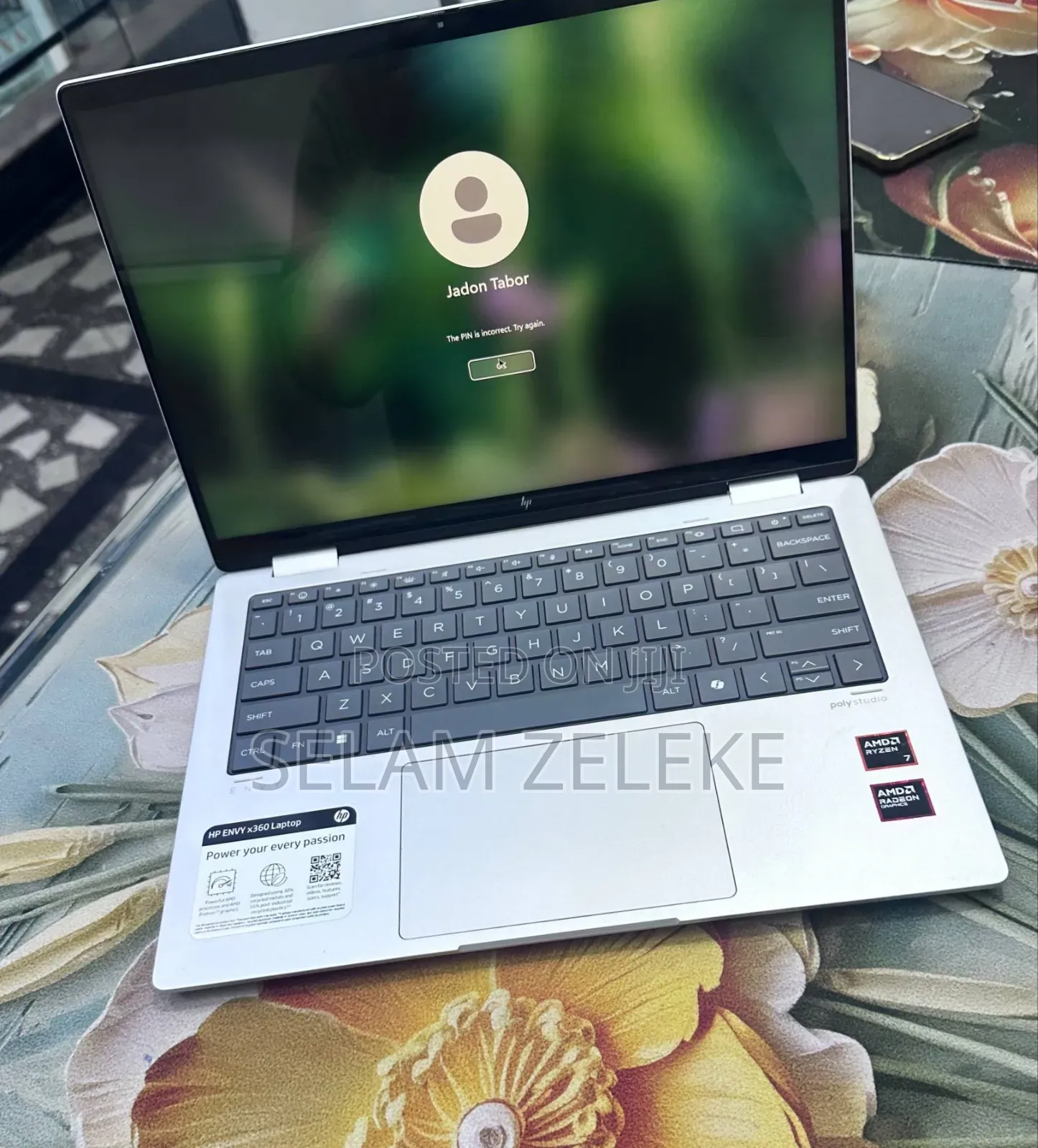 New Laptop HP Envy X360 16GB AMD Ryzen 7 SSD 1T