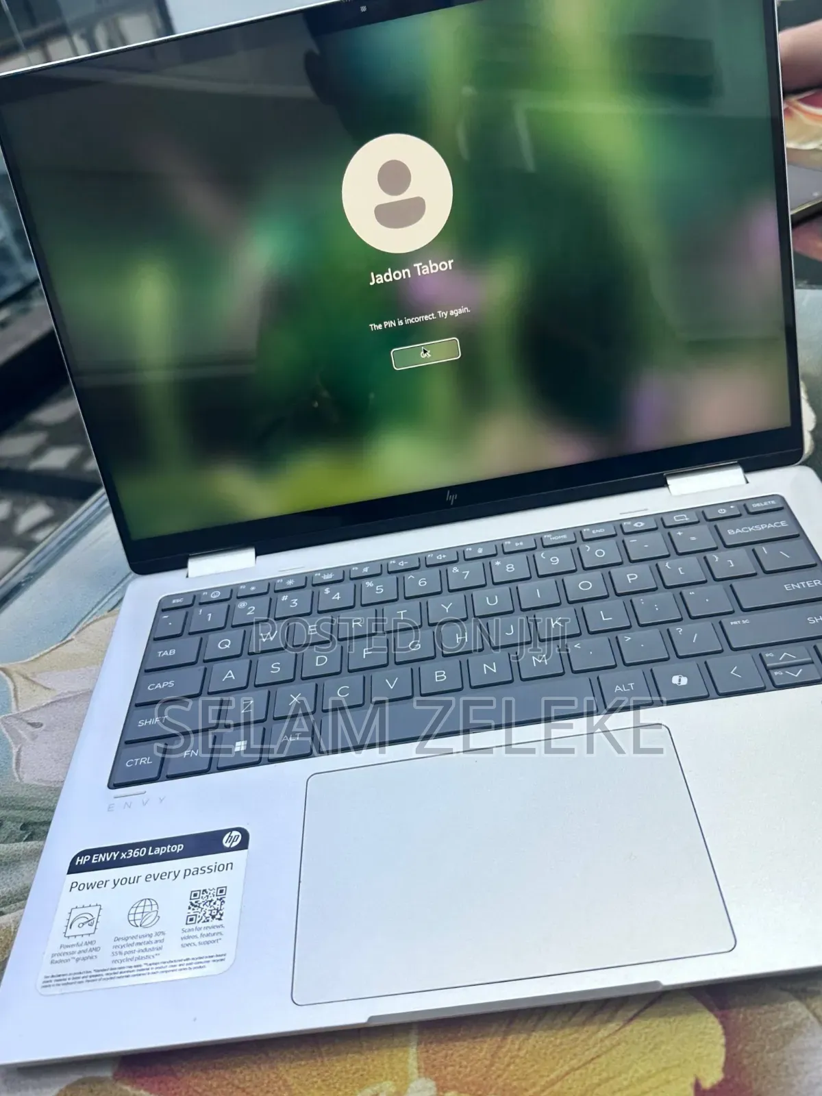 New Laptop HP Envy X360 16GB AMD Ryzen 7 SSD 1T