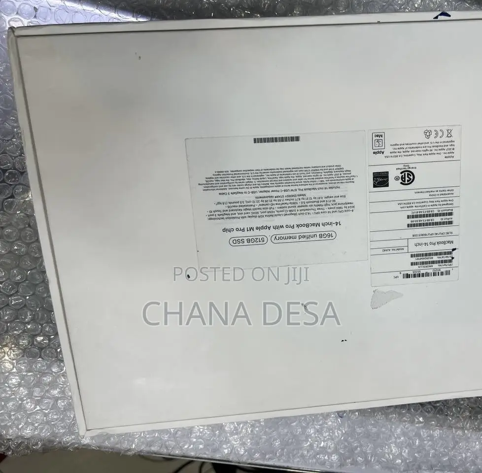 New Laptop Apple MacBook Pro M1 16GB Apple M1 Pro SSD 512GB