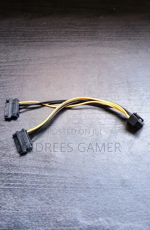 Dual-Sata to 6+2-Pins (8-Pins) Adapter for Graphics Card