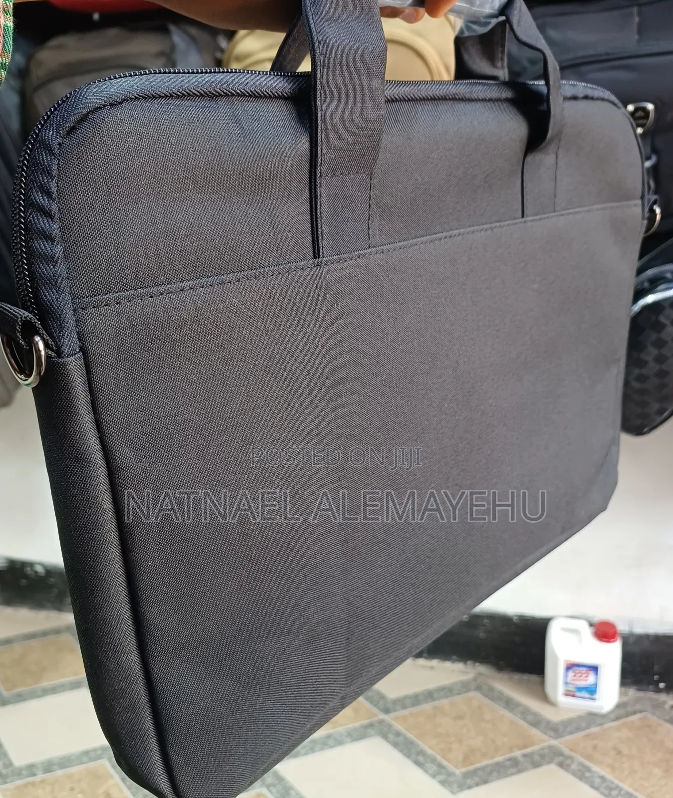 Black Bin Shi Brand Laptop and Document's Bag