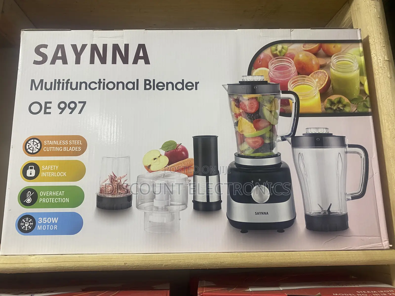 Saynna Oe 997 Multifunctional Juicer 350w Powerful Motor