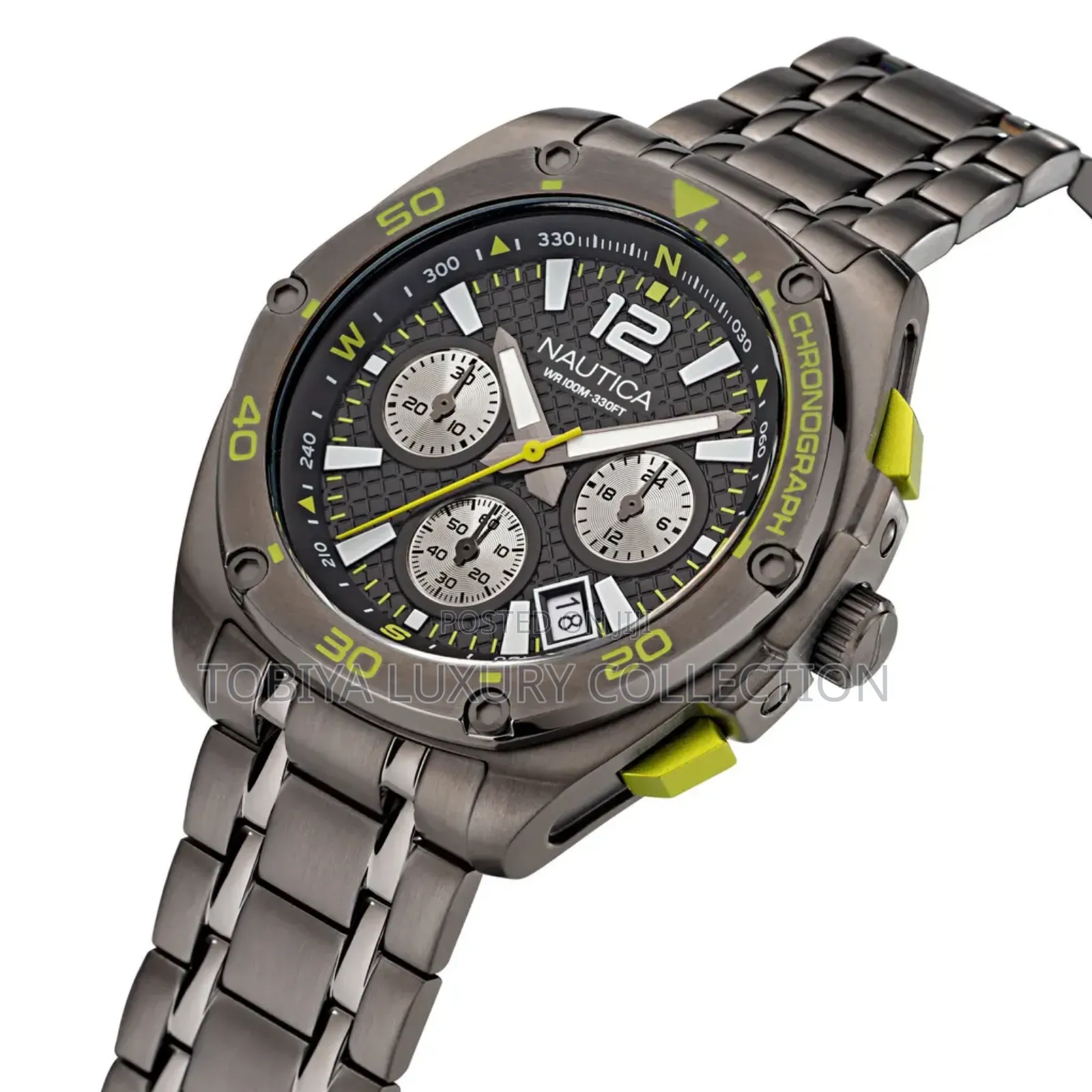 Nautica Tin Can Bay Chrono Naptcf210 Men's Watch Tin Can Bay Chrono