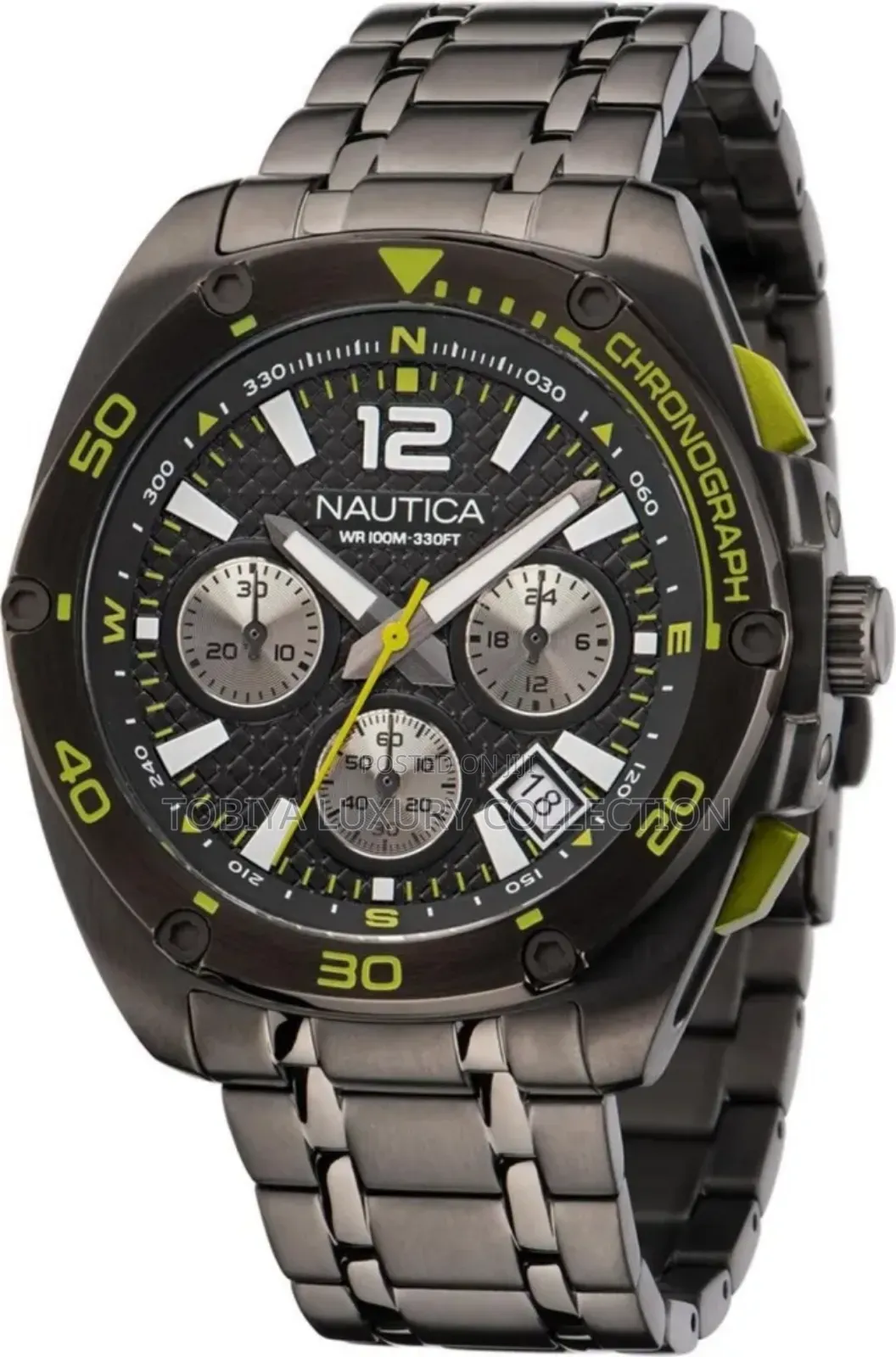 Nautica Tin Can Bay Chrono Naptcf210 Men's Watch Tin Can Bay Chrono