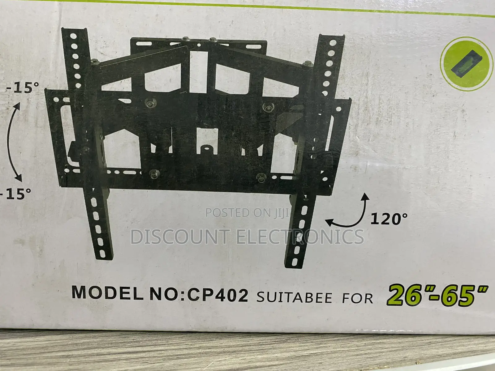 Cp402 Full Motion Tv Wall Mount (26"–65")