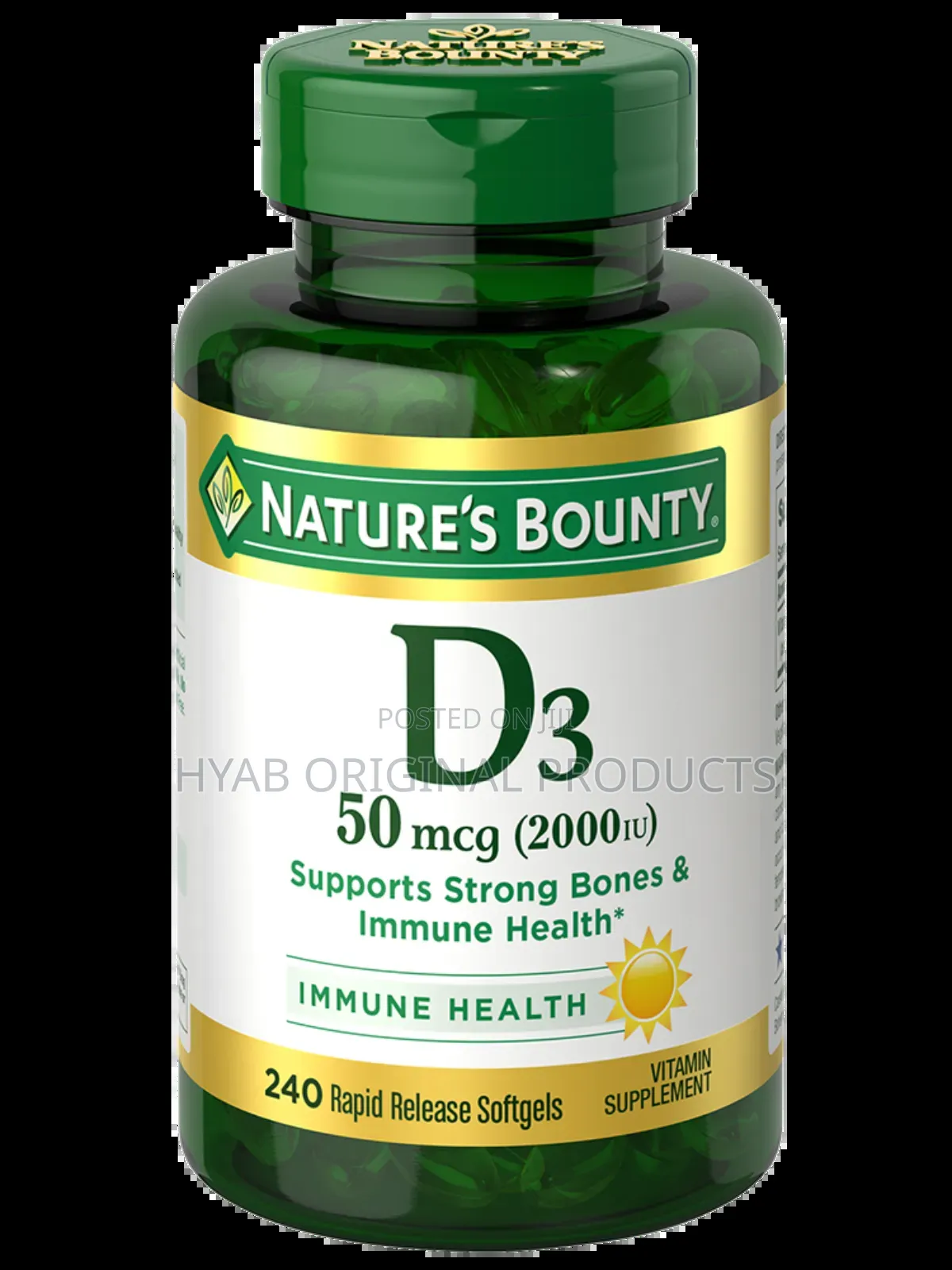 50 MCG (2,000 Iu), 240 Softgels