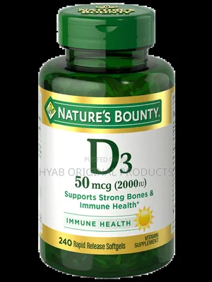 50 MCG (2,000 Iu), 240 Softgels