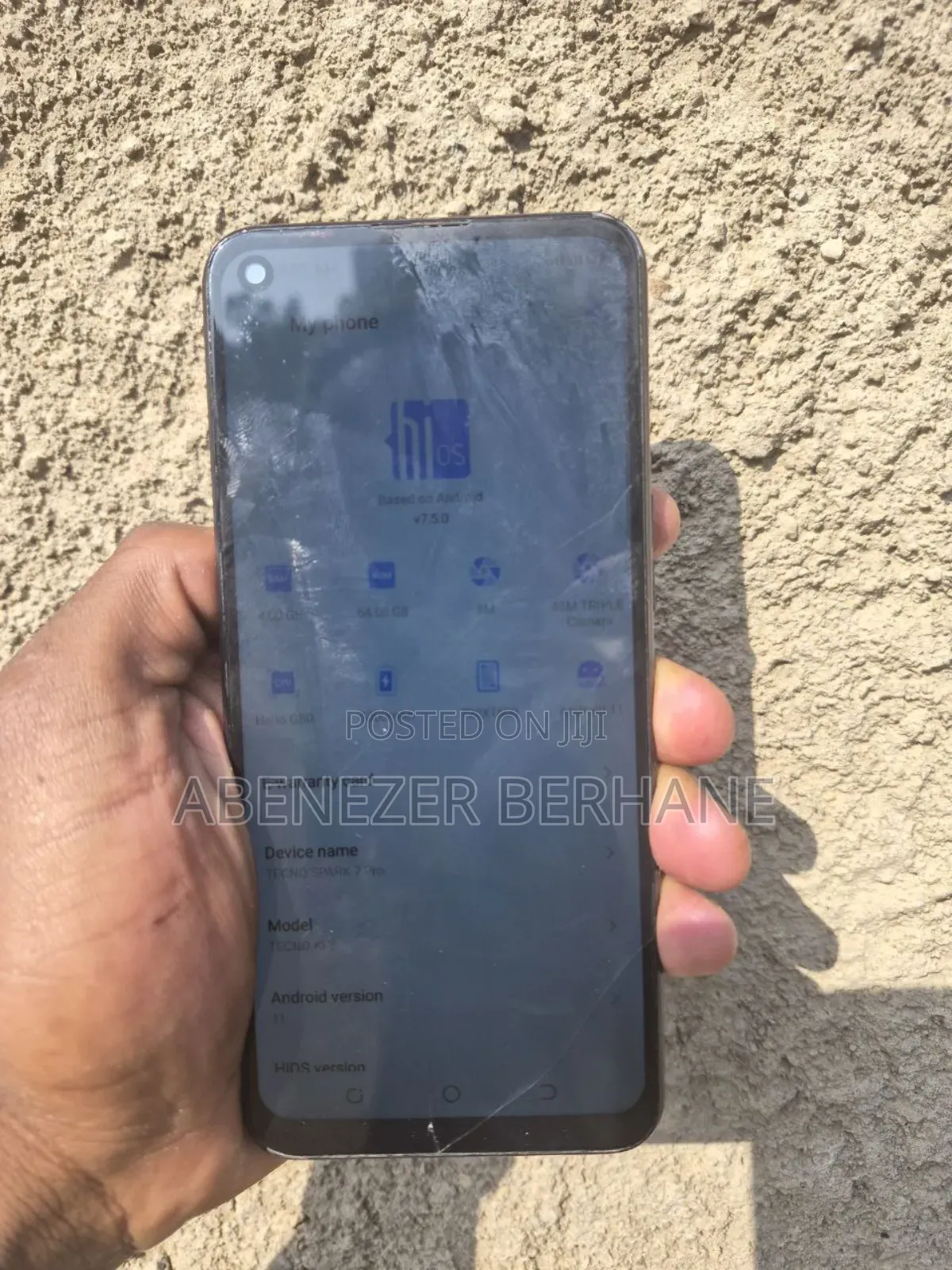 Tecno Spark 7P 64 GB Black