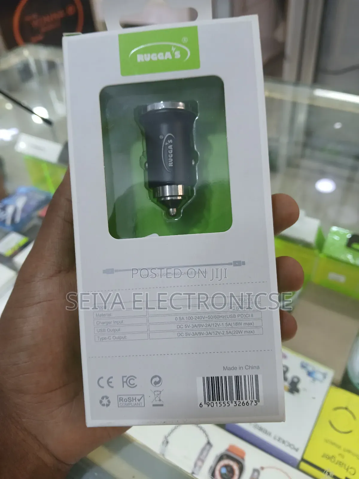 Ruggas Car Charger Fast-charging Pd 20