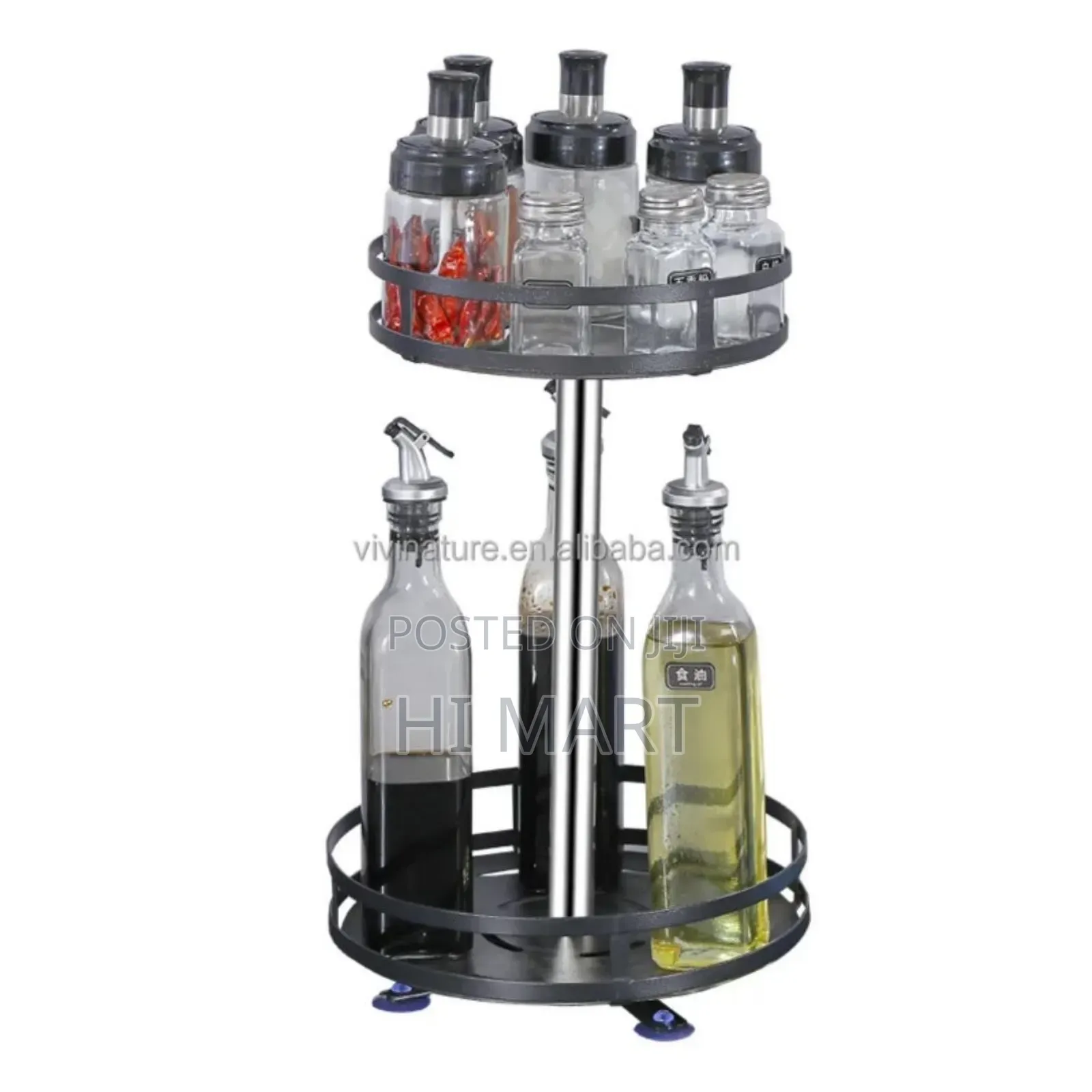 Kitchen 360° Rotating Storage Rack