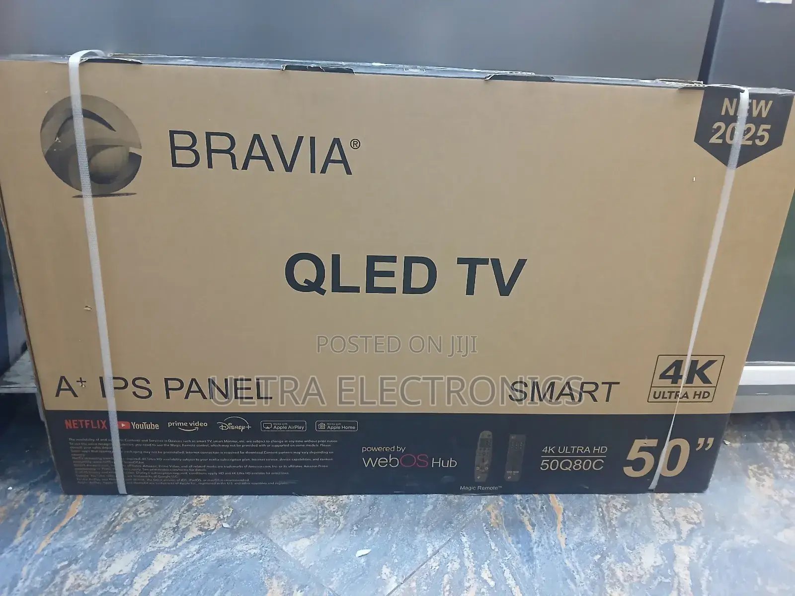 Bravia 50-Inch Ultra Hd Smart Qled Tv.Model: 50q80c.Resolution: