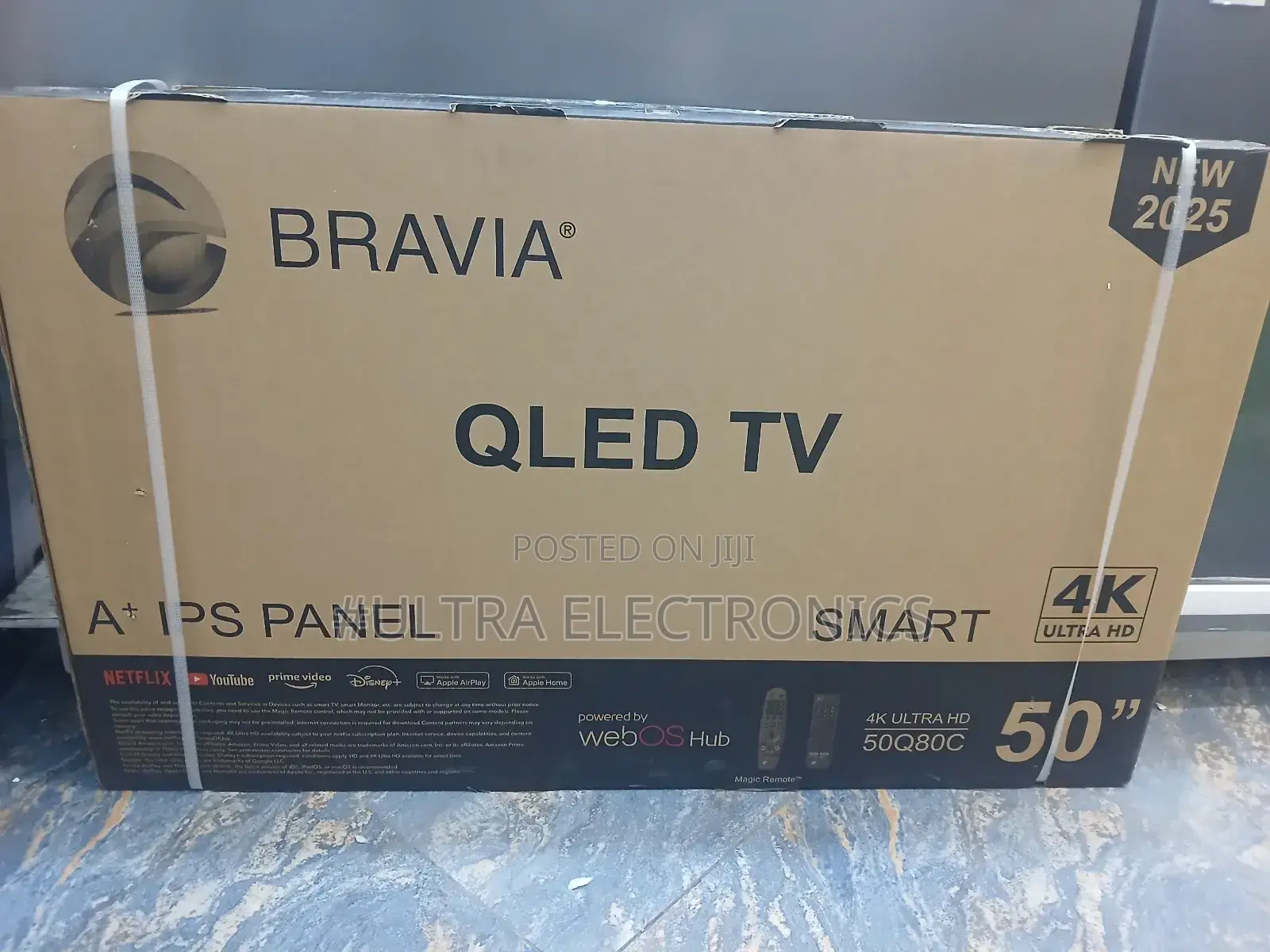 Bravia 50-Inch Ultra Hd Smart Qled Tv.Model: 50q80c.Resolution: