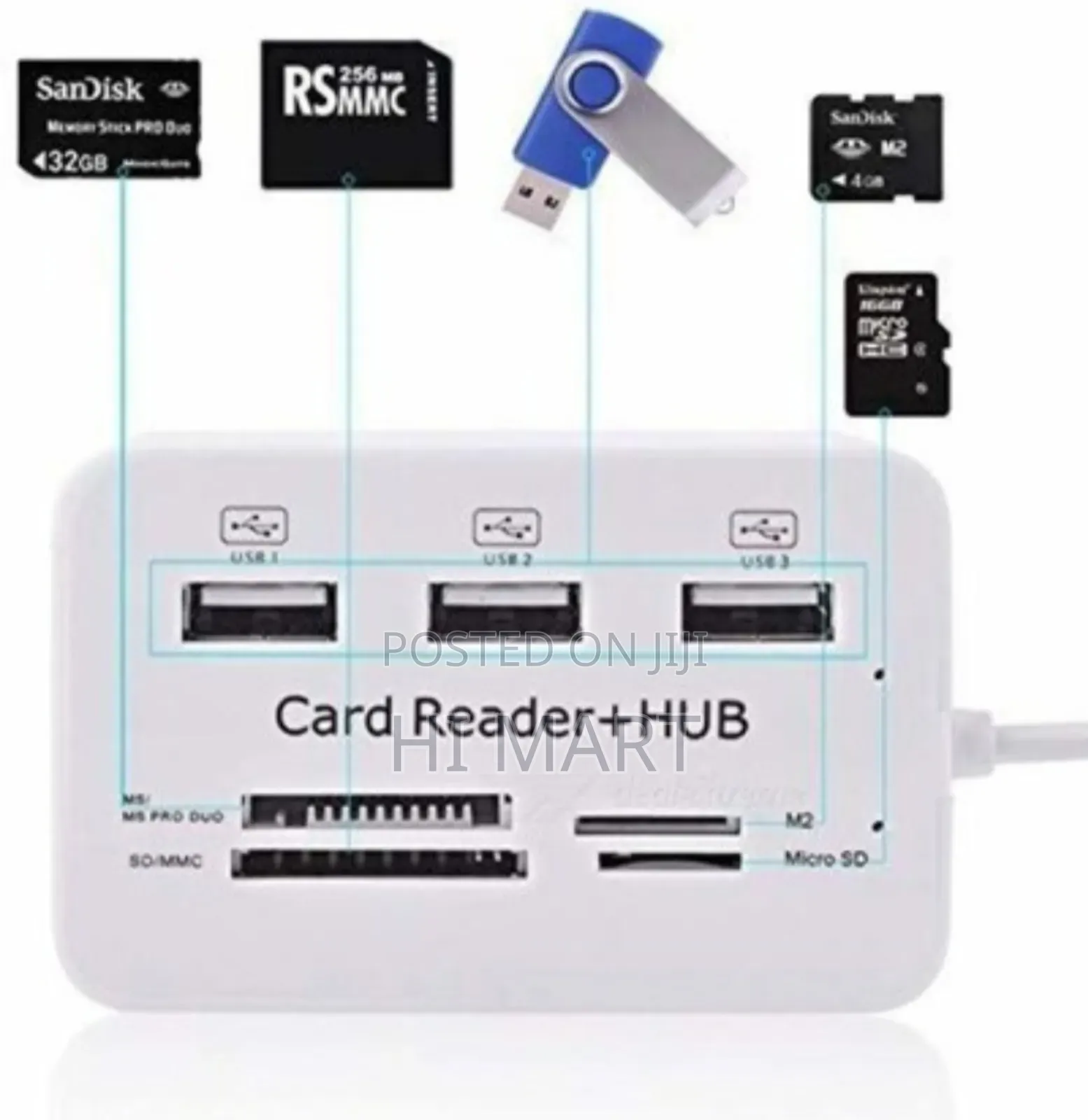Top Quality 7in1 Usb and Card Reader