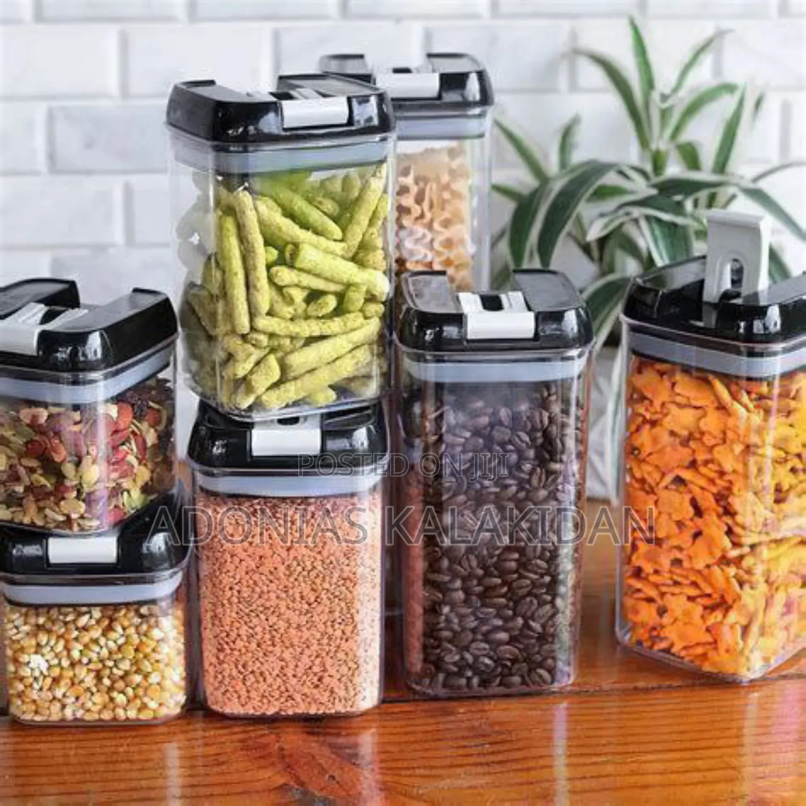 አየር የማያስገቡ 7pcs Food Storage Containers