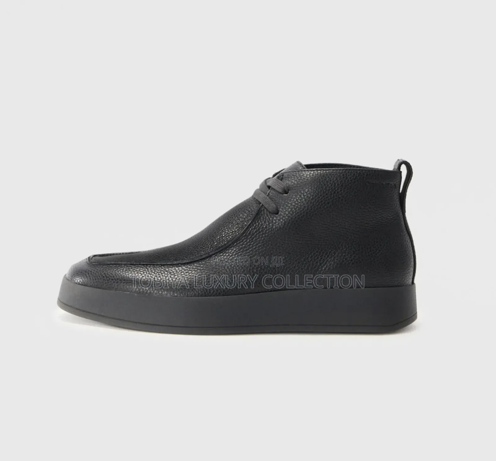 Calvin Klein Hybrid Cup Apron - Lace-Up Ankle Boots - Triple Black