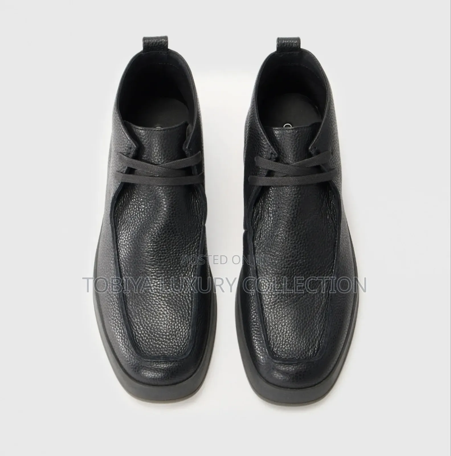Calvin Klein Hybrid Cup Apron - Lace-Up Ankle Boots - Triple Black