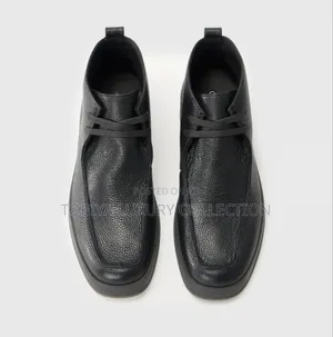 Calvin Klein Hybrid Cup Apron - Lace-Up Ankle Boots - Triple Black