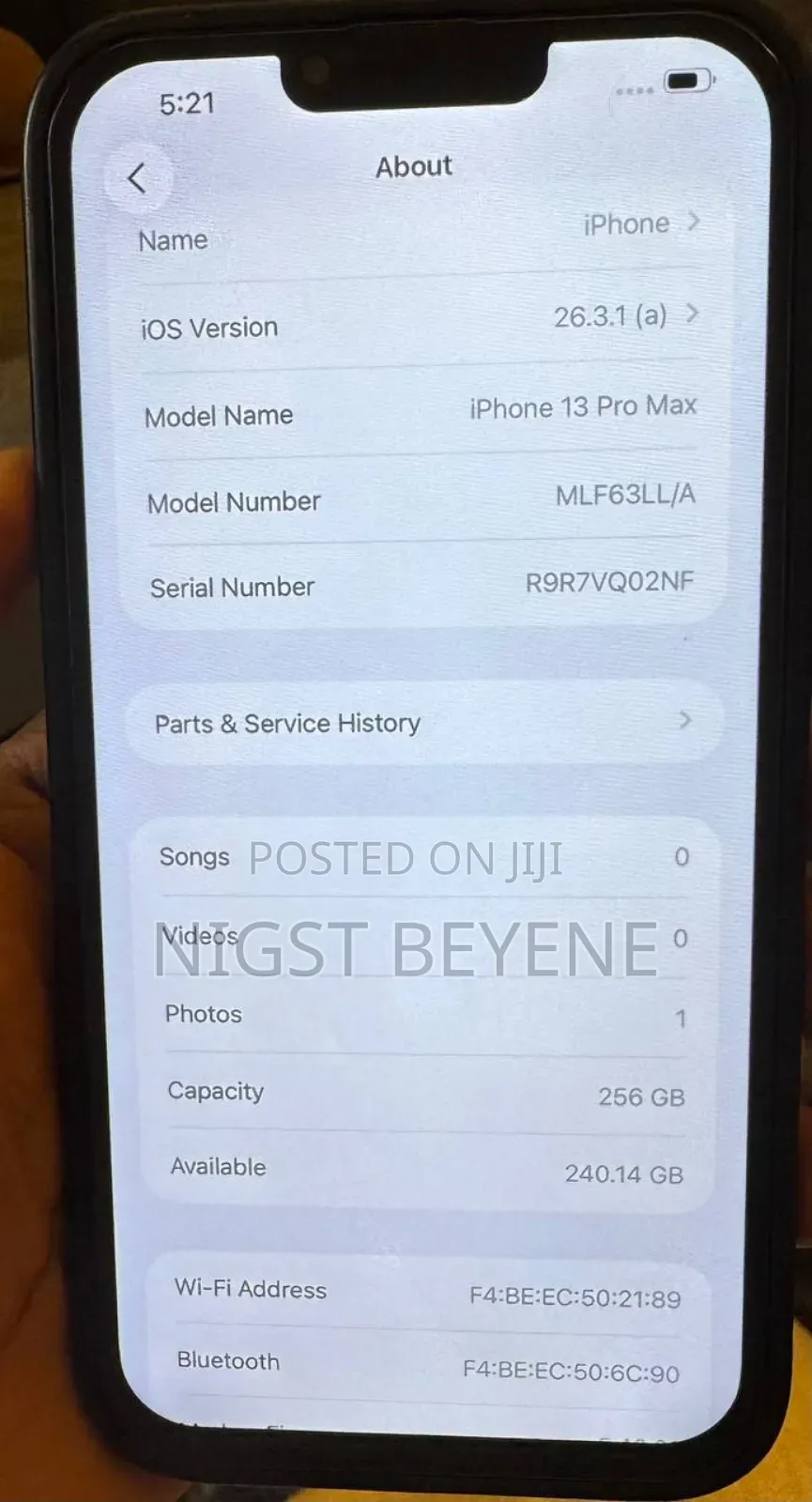 Apple iPhone 13 Pro Max 256 GB Black