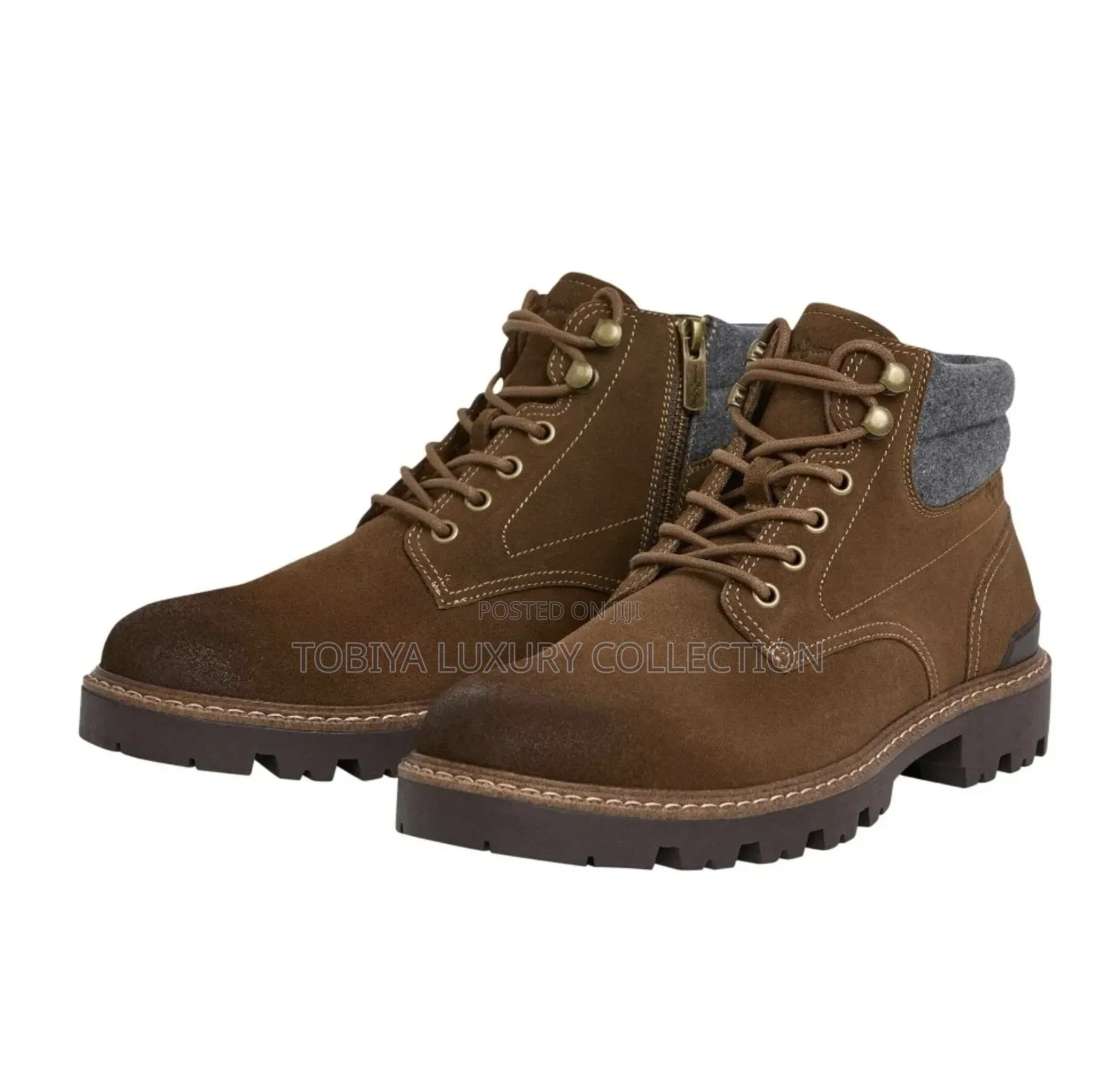 Pepe Jeans Ryan Earth M - Lace-Up Ankle Boots - Toffee Brown