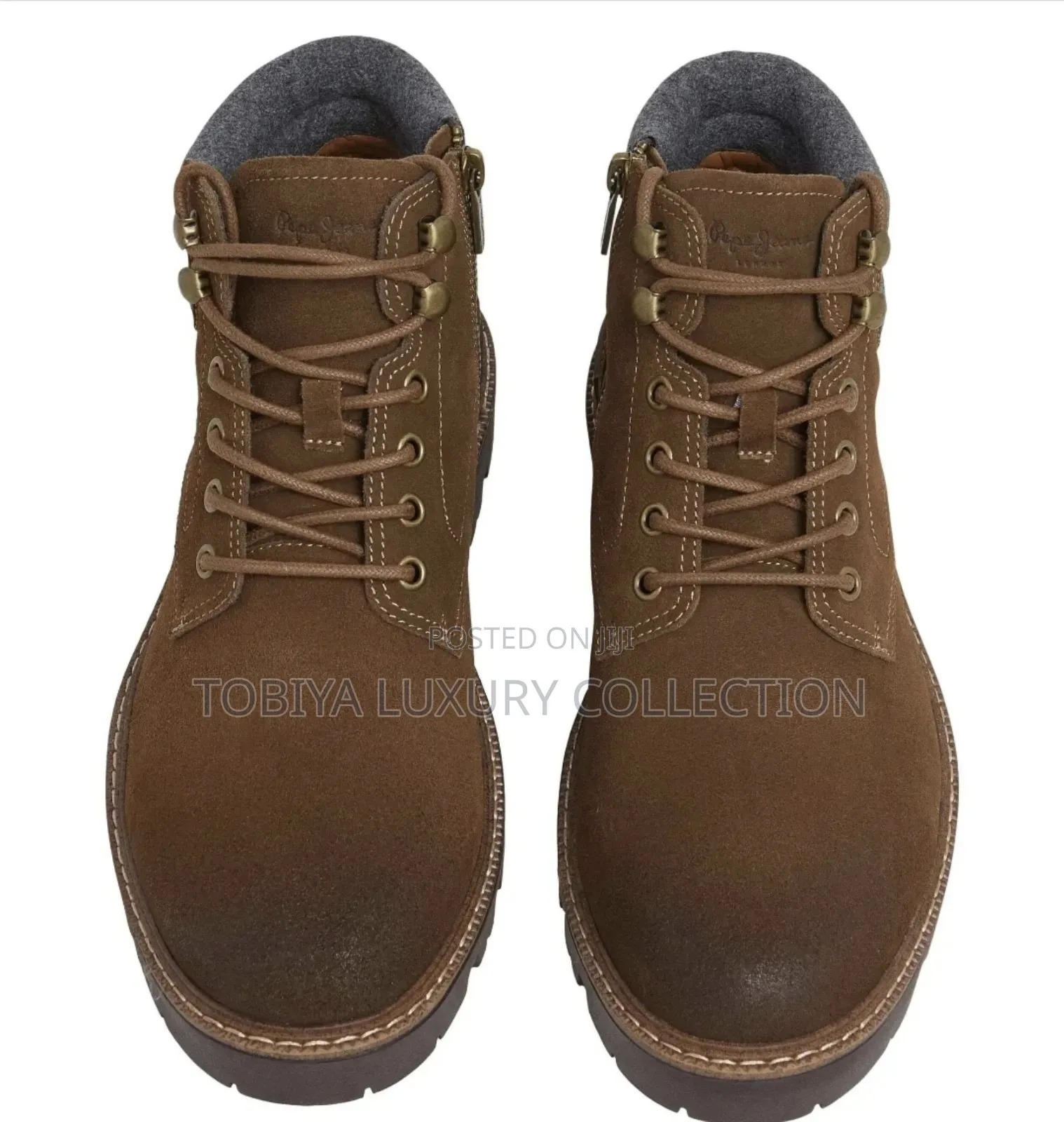 Pepe Jeans Ryan Earth M - Lace-Up Ankle Boots - Toffee Brown