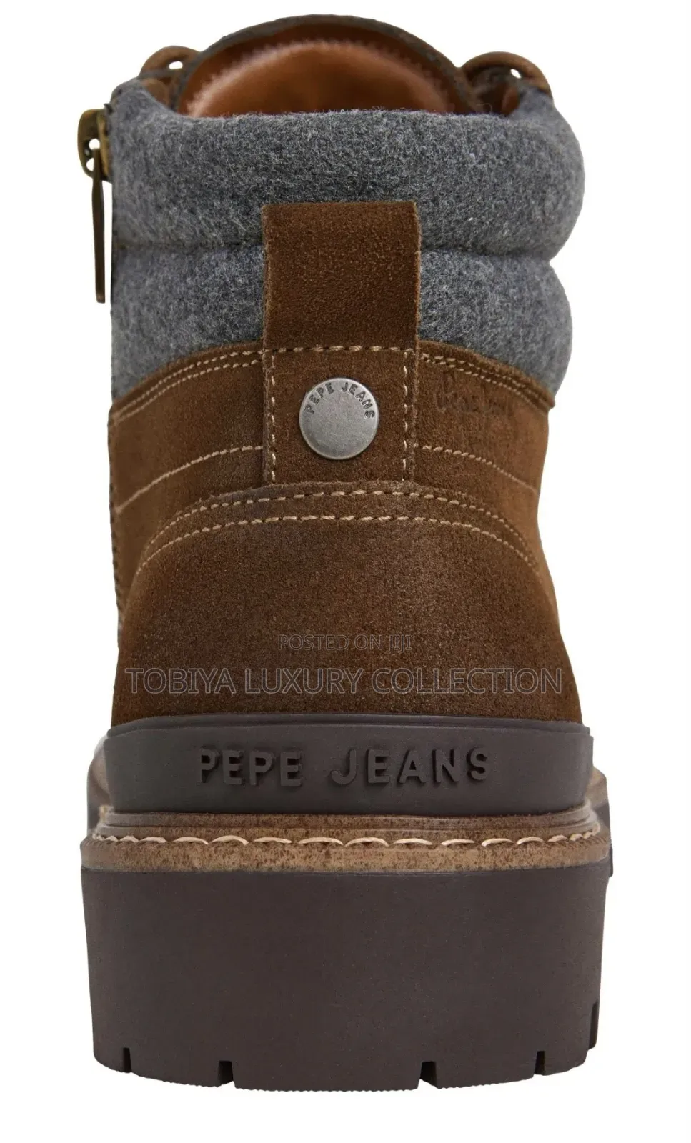 Pepe Jeans Ryan Earth M - Lace-Up Ankle Boots - Toffee Brown