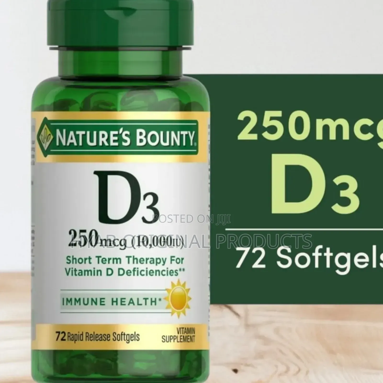 Bounty Vitamin D3 10,000 Iu Softgels, Immune Bone Health Support