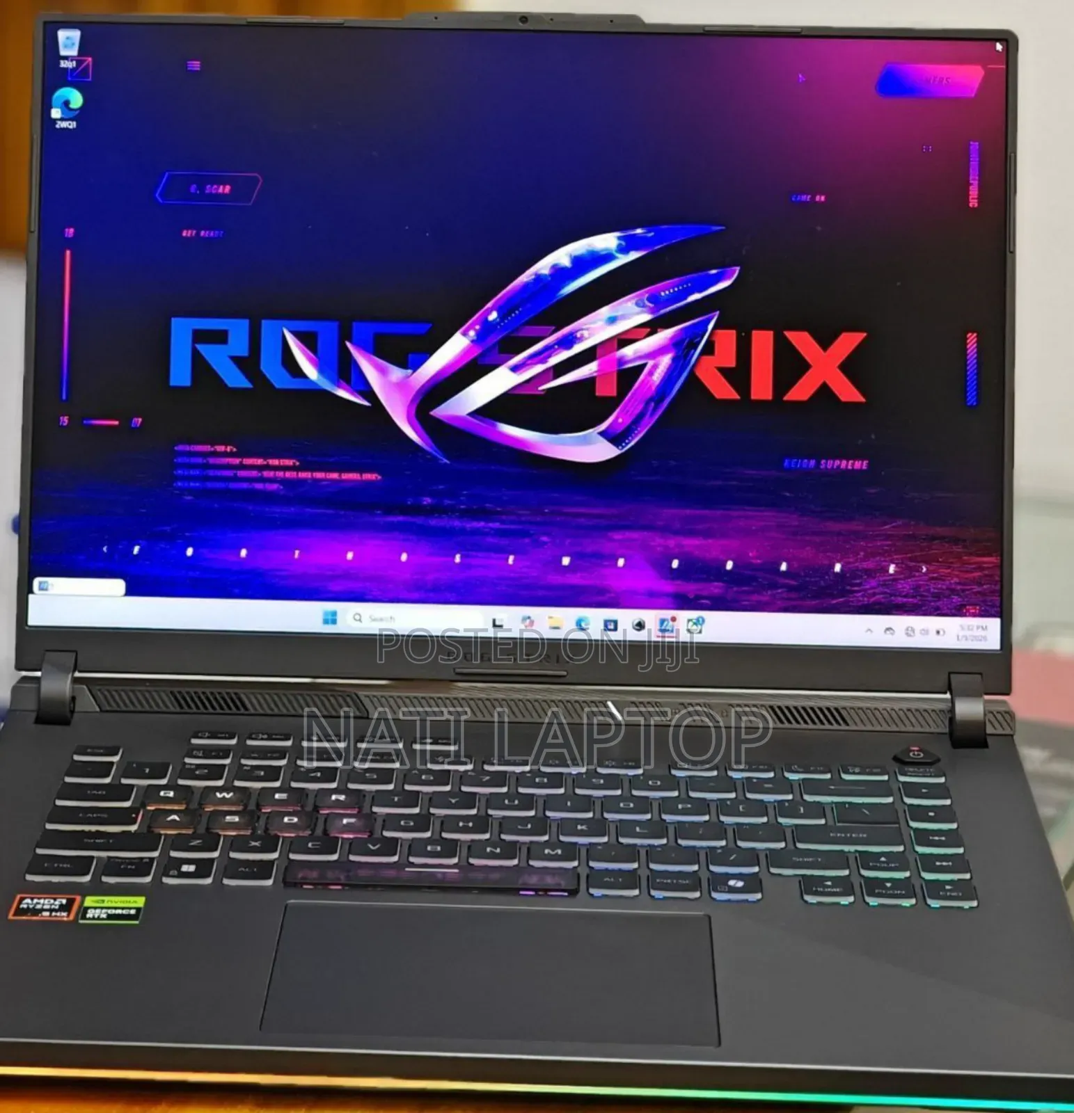 New Laptop Asus ROG Strix G16 G614 16GB AMD Ryzen 9 SSD 1T