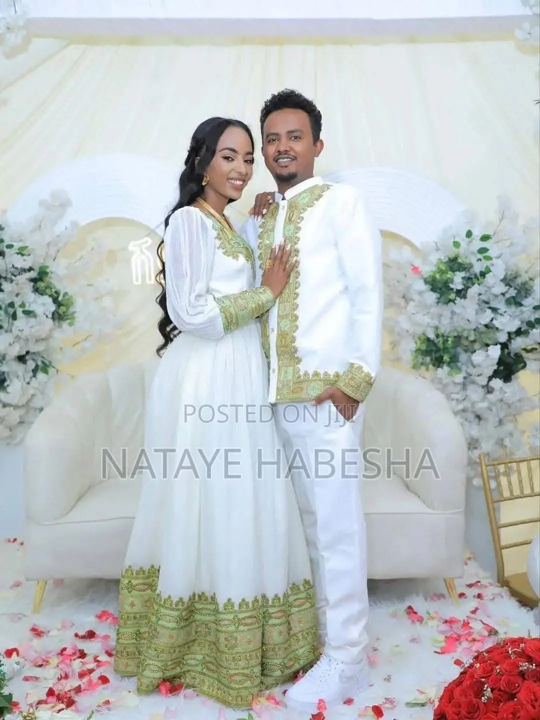 Habesha የሀበሻ Kemis ቀሚስ ሽፎን የሀገር ባህል ልብሶች Chiffon Yehabesha Libs ልብስ