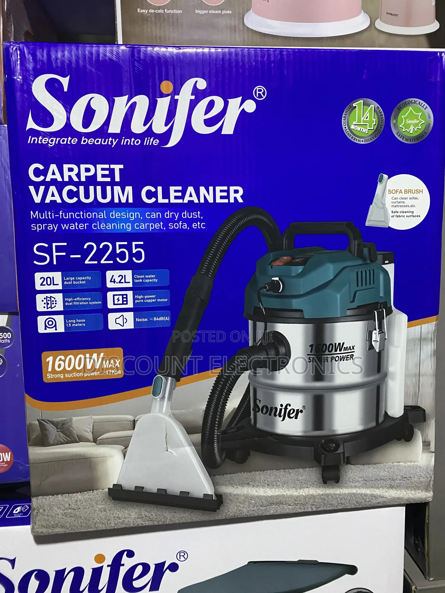 Sonifer Sf-2255 Carpet Vacuum Cleaner