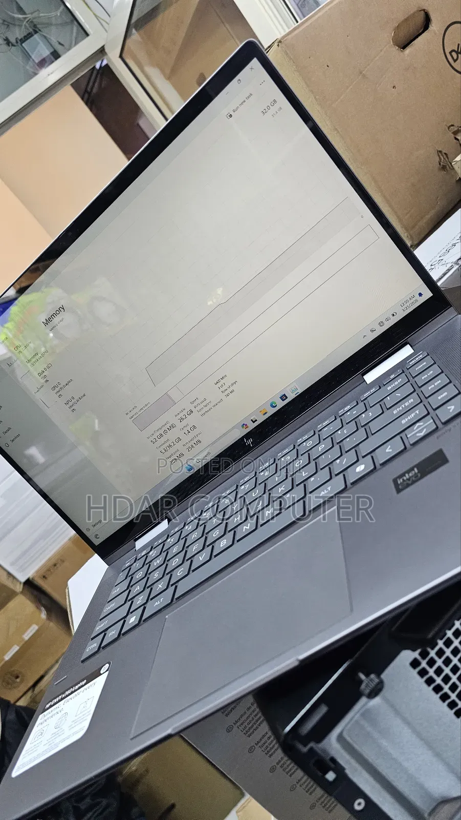New Laptop HP Envy X360 16GB Intel Core i7 SSD 512GB