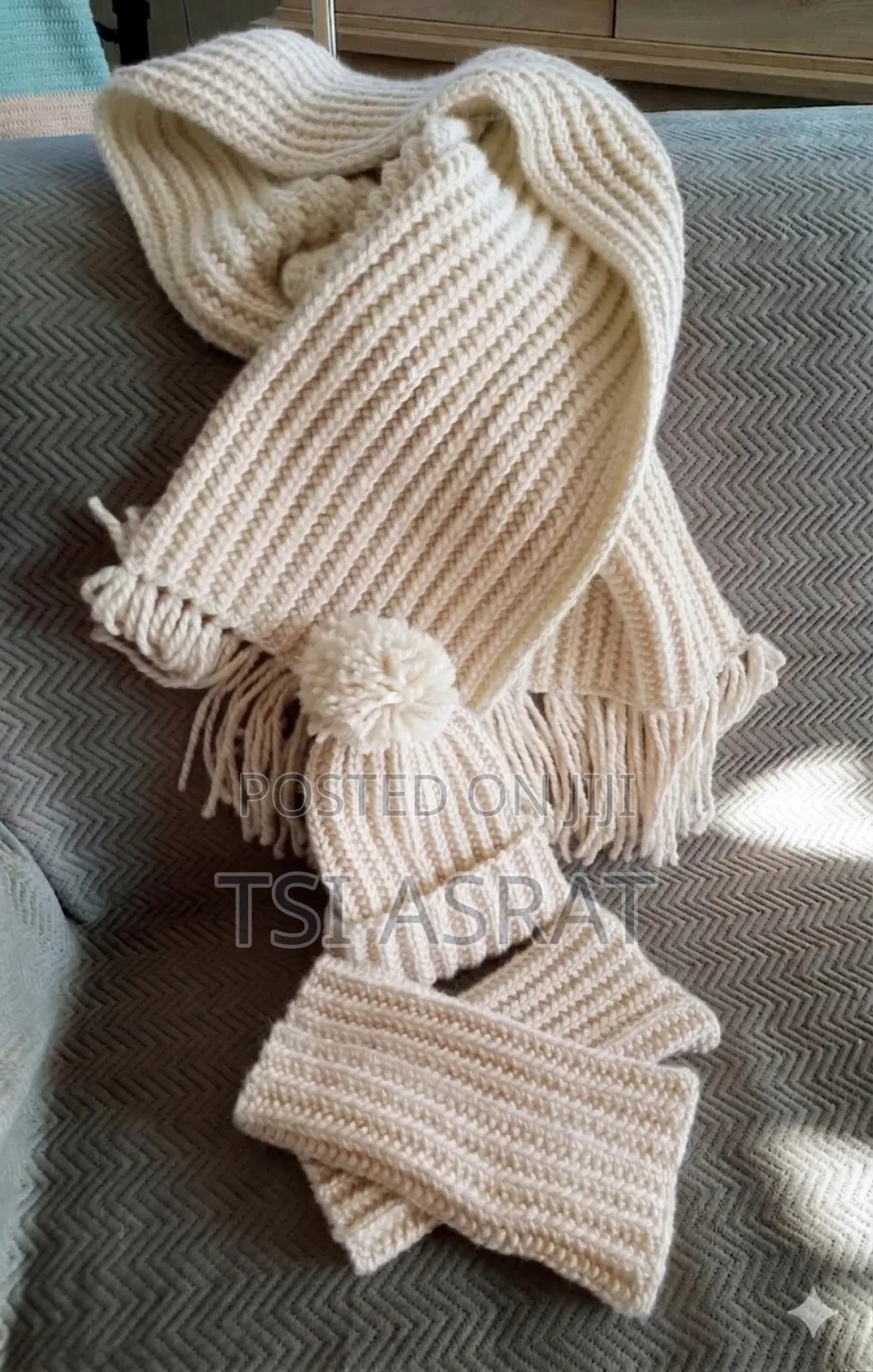 Handmade Cozy 3 In 1 Scarf