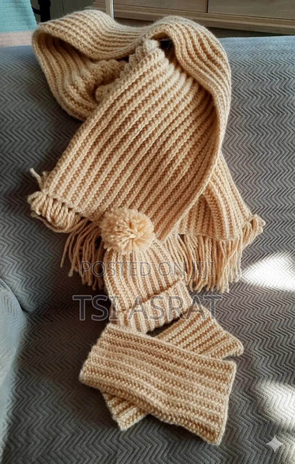 Handmade Cozy 3 In 1 Scarf