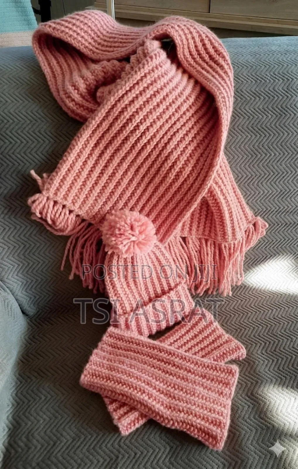 Handmade Cozy 3 In 1 Scarf