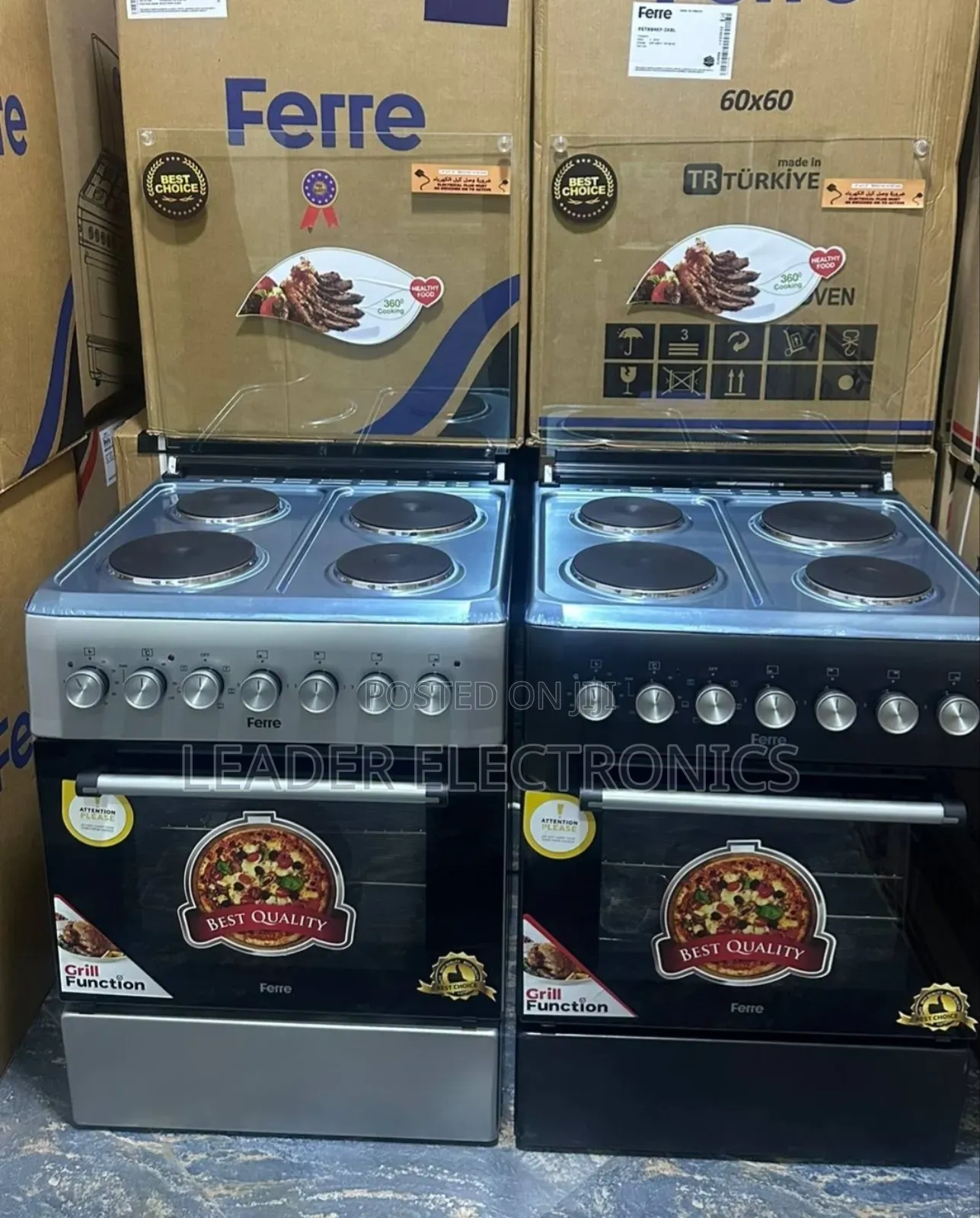 Ferre Stainless Steel Oven 60cm by 60cm