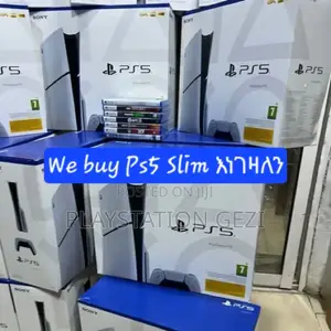Ps5 Slim ከጌም ዞን እንገዛለን