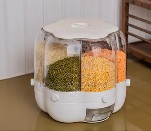 6layer Part Rotating Rice Barrel 10l