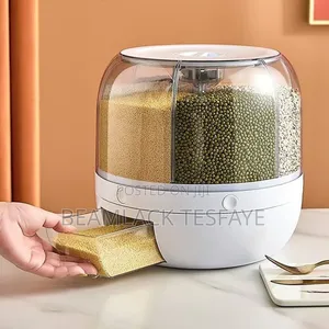 6layer Part Rotating Rice Barrel 10l