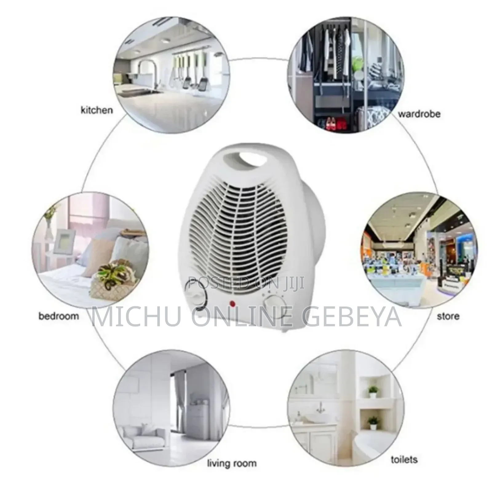 Niva Fan Heater/Free Delivery