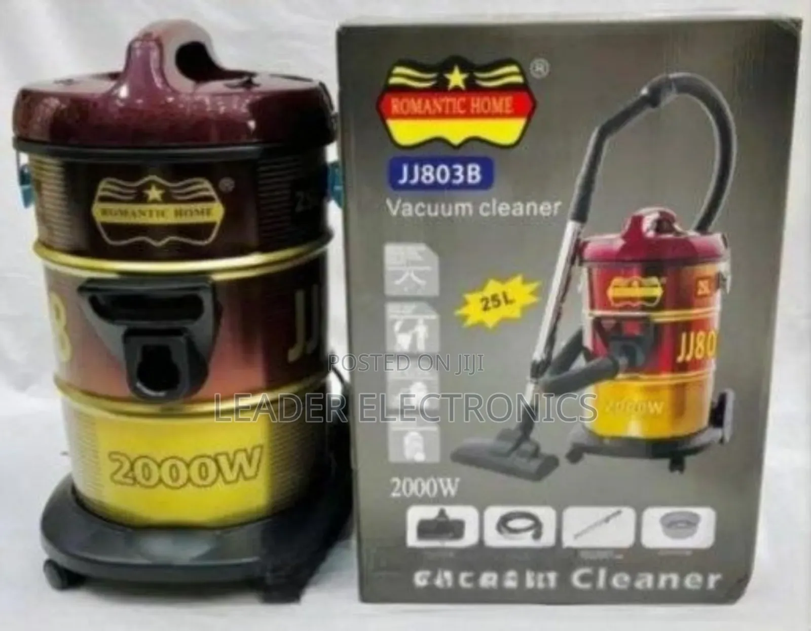 Romantic Home Vacuum Cleaner 25 L – Powerful Heavy Duty