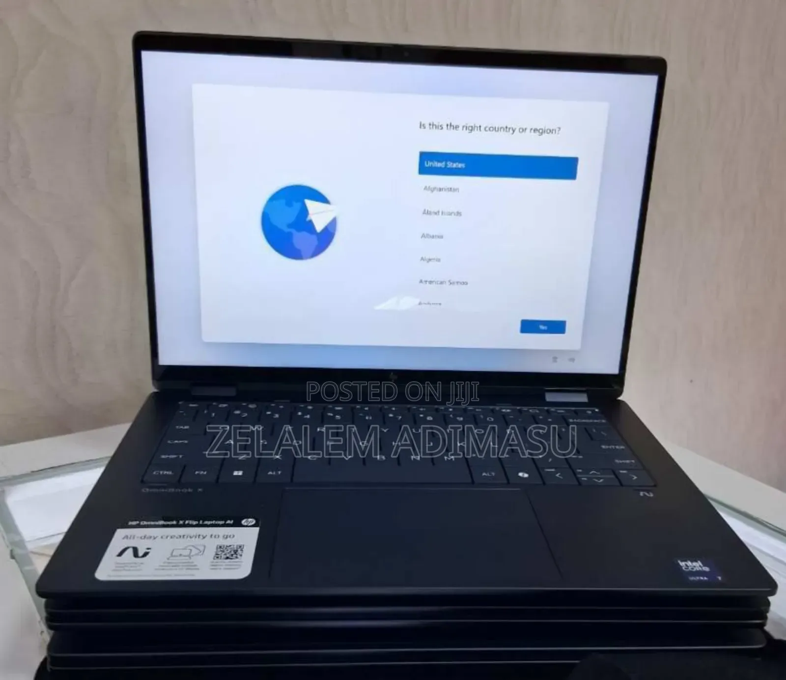 New Laptop HP OmniBook X Flip 14" 16GB Intel Core Ultra 7 SSD 1T