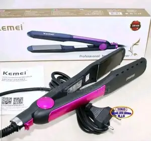 Kemei Km-428 Professional Hair Straightener, Featuring Ceramic