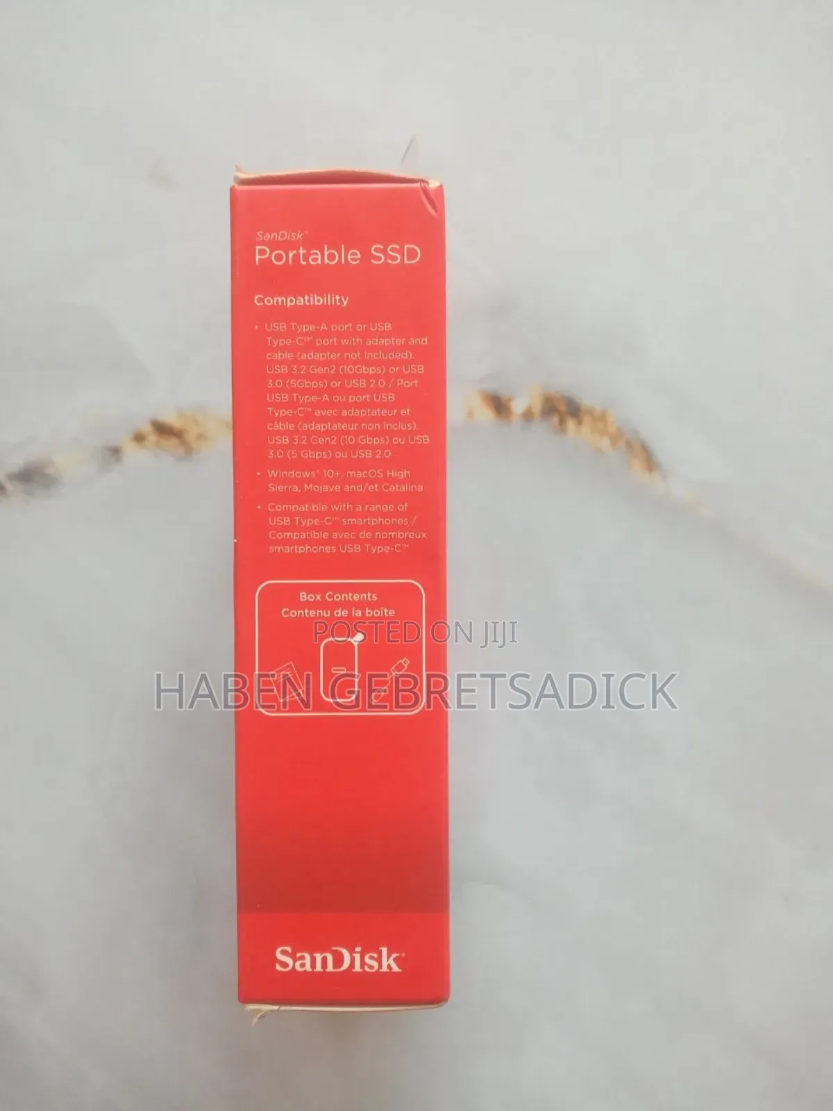 Sandisk 1tb SSD Harddrive 800 Speed