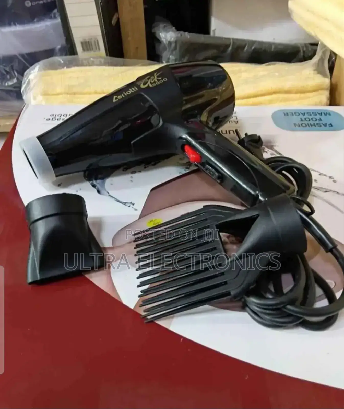 Ceriotti Super Gek 3000 Professional Hair Dryer.Origin: Made in Italy.