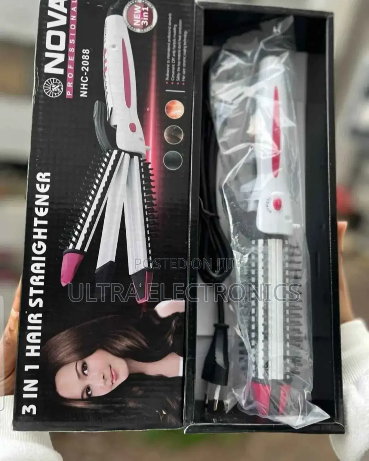 Nova NHC-2088t Is a 3-in-1 Hair Styling Tool Designed to Straighten,