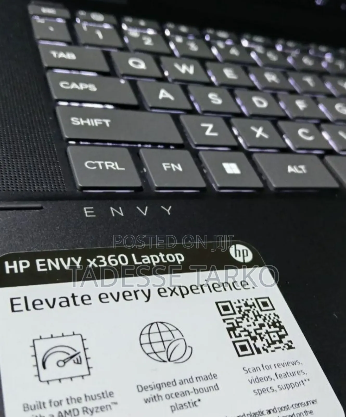 New Laptop HP Envy x360 8GB AMD Ryzen 5 SSD 512GB