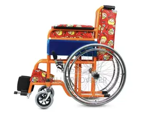 Wheelchair Pedal Comfortable Breathable Seat Folding Backrest Manual