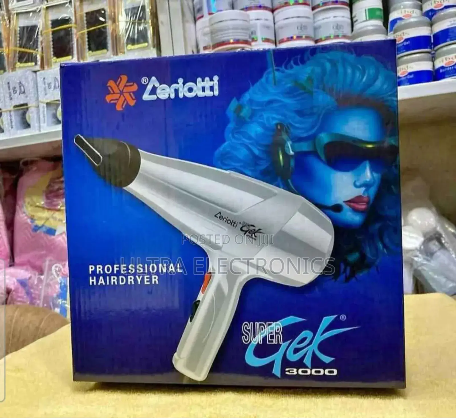 Ceriotti Super Gek 3000 Professional Hair Dryer. It Is Designed For